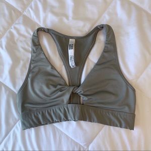 VS PINK Twist Front Lightly Lined Sports Bra